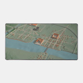 Roman London Kaart Deskmat Bureaumat (Voorkant)