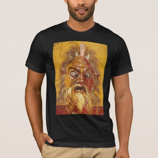 Roman Masker van het Theater T-shirt (Voorkant)