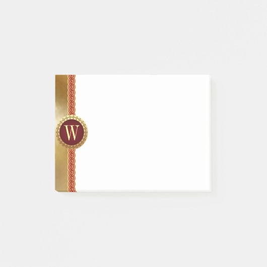 Roman Monogram Post-it® Notes (Voorkant)
