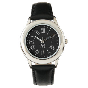 Roman Monogram White Horloge