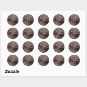 Roman Mosaic Ronde Sticker (Vel)
