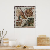 Roman Mozaïek poster 24 x 25 inch (Keuken)
