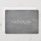 Roman Numeral 2019 Graduation Party Invitation | (Achterkant)