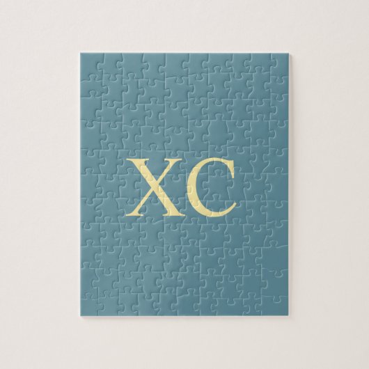 Roman Numeral 90 Fotopuzzel Legpuzzel (Verticaal)