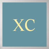 Roman Numeral 90 Poster (Voorkant)