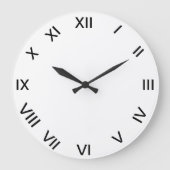 ROMAN NUMERAL clock Grote Klok (Voorkant)