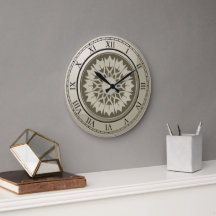 Roman Numeral  Gold Round