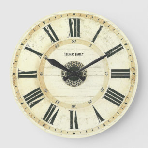 Roman Numeral Rustic Boerderij Klok