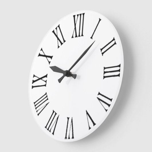 ROMAN NUMERALS CLOCK GROTE KLOK (Hoek)