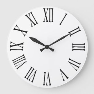 ROMAN NUMERALS CLOCK GROTE KLOK