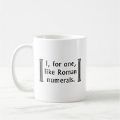 Roman Numerals Koffiemok (Links)