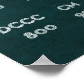 Roman Numerals Poster (Hoek)