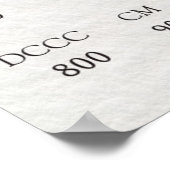 Roman Numerals Poster (Hoek)