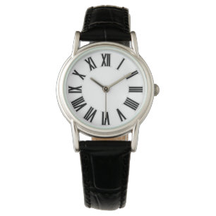 Roman Numerieke Wijzerplaat Horloge