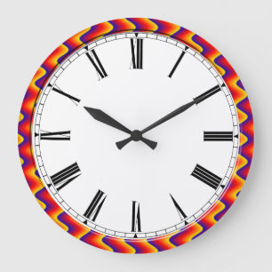 roman nummert klassieke muur klok