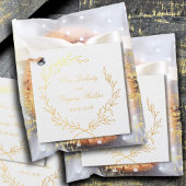 Roman Olijfblad krans zilver of goud Bedankjes Labels