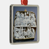 Roman onyx cameo, 1e eeuw AD Metalen Ornament (Rechts)