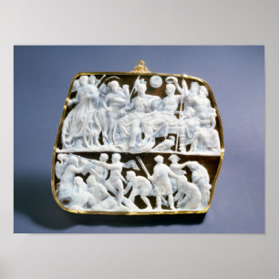 Roman onyx cameo, 1e eeuw AD Poster