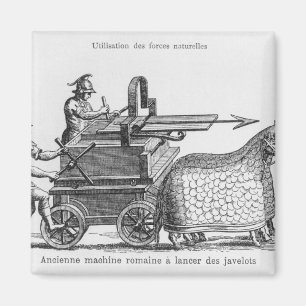 Roman oorlogsmachine voor het vuren van javelins magneet