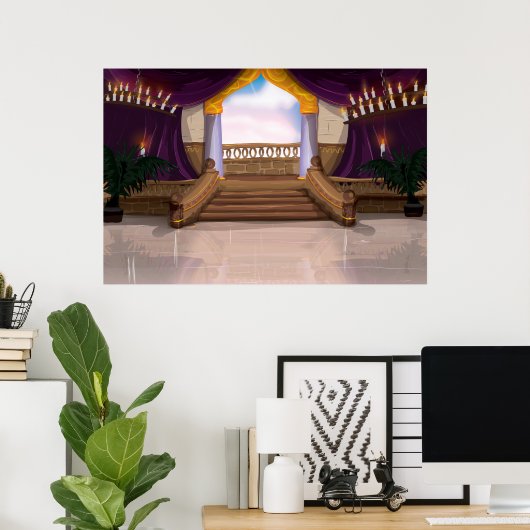 Roman Palace Poster (Thuiskantoor)