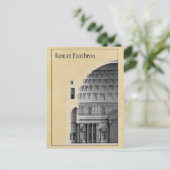 Roman Pantheon klassieke architectuur Briefkaart (Staand voorkant)