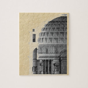 Roman Pantheon klassieke architectuur Legpuzzel