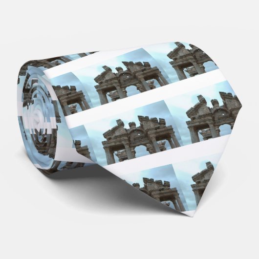 Roman Pediment Stropdas (Opgerold)