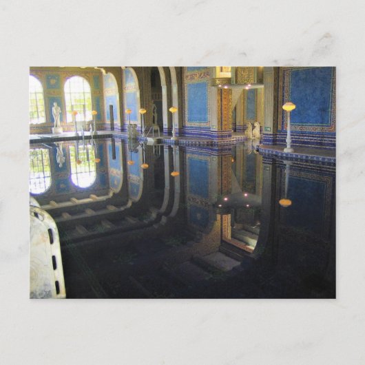 Roman Pool in Hearst Castle, Californië Briefkaart (Voorkant)