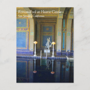 Roman Pool in Hearst Castle, Californië Briefkaart