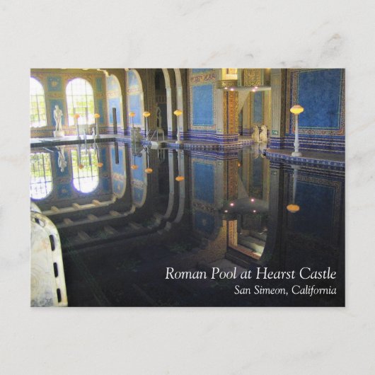 Roman Pool in Hearst Castle, Californië Briefkaart (Voorkant)