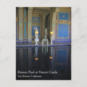 Roman Pool in Hearst Castle, Californië Briefkaart