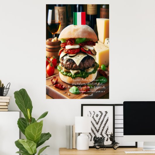 Roman Rhapsody Burger Sensation 24x36 Poster (Thuiskantoor)