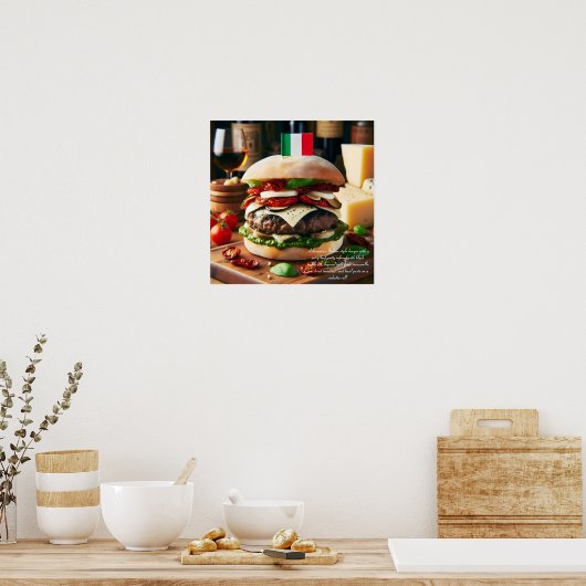Roman Rhapsody Burger Sensation Poster (Keuken)
