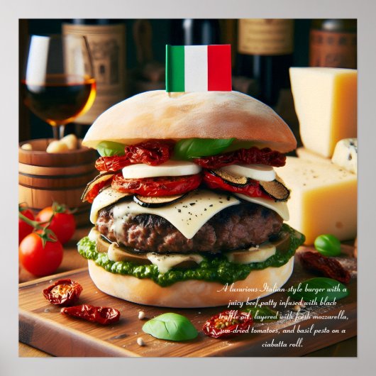 Roman Rhapsody Burger Sensation Poster (Voorkant)