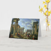 Roman Ruïnes met een Helderziende, 1751 Kaart (Gele Bloem)