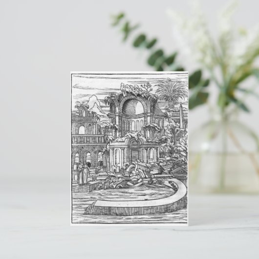 Roman Ruins Briefkaart (Staand voorkant)