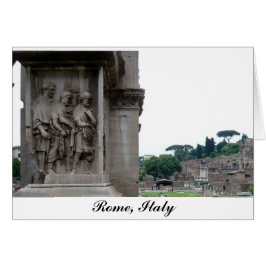 Roman Ruins Entrance in Rome Italië