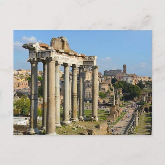 Roman Ruins in Rome Italië Briefkaart (Voorkant)