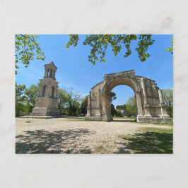 Roman ruins nabij Saint-Rémy-de-Provence, Frankrij Briefkaart