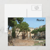 Roman Ruins - Piazza Argentina - Rome Briefkaart (Voorkant / Achterkant)