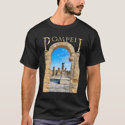 Roman Ruins van de Oude Pompeii T-shirt (Voorkant)