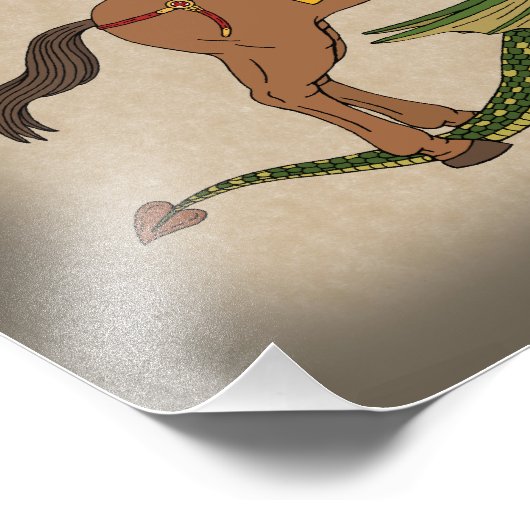 Roman Saint George en de Draak Foto Afdruk (Hoek)