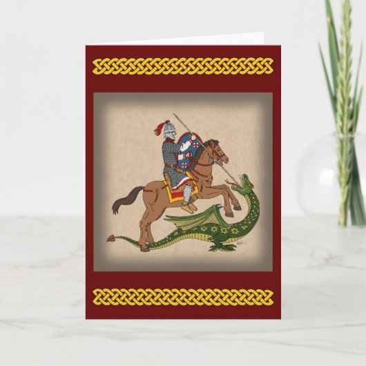 Roman Saint George en de Draak Kaart (Voorkant)