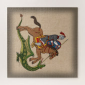 Roman Saint George en de Draak Legpuzzel (Horizontaal)