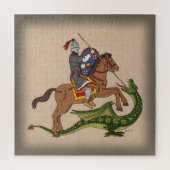Roman Saint George en de Draak Legpuzzel (Verticaal)