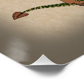 Roman Saint George en de Draak Perfect Poster (Hoek)