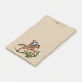 Roman Saint George en de Draak Post-it® Notes (Schuin)