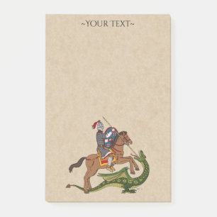 Roman Saint George en de Draak Post-it® Notes