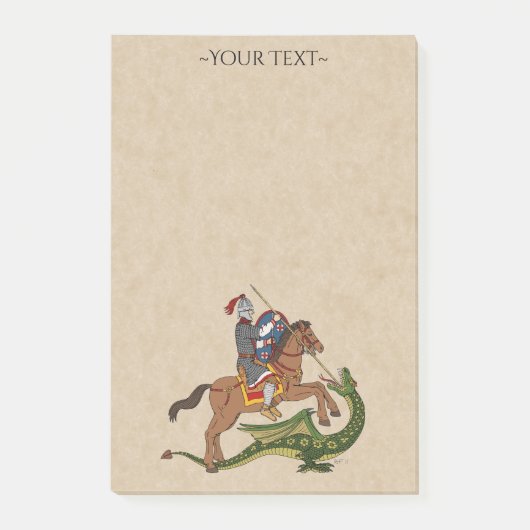 Roman Saint George en de Draak Post-it® Notes (Voorkant)