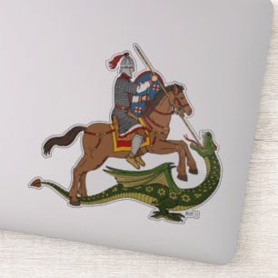 Roman Saint George en de Draak Sticker